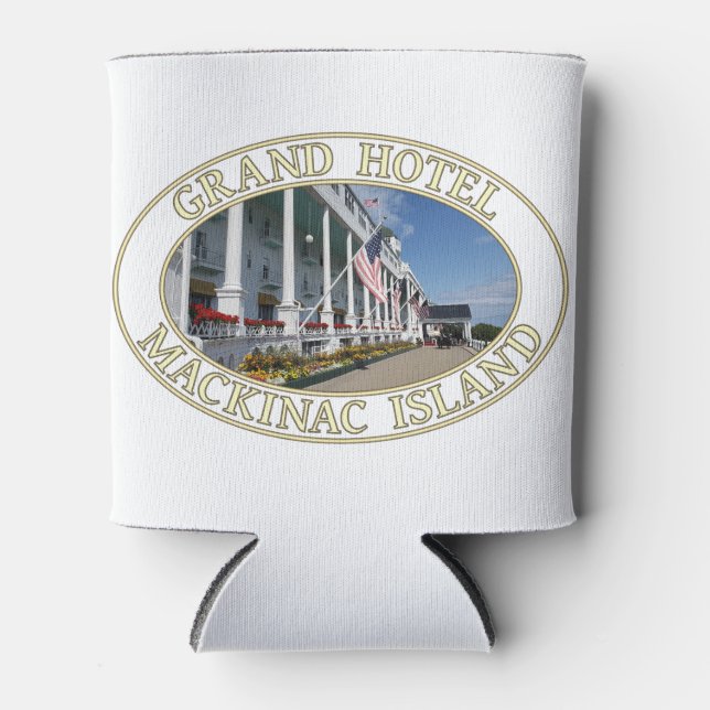 Grand Hotel on Mackinac Island, Michigan Can Cooler (Front)