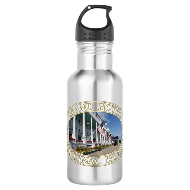 Grand Hotel on Mackinac Island, Michigan Stainless Steel Water Bottle (Front)