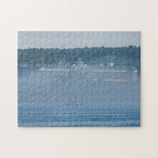 Grand Hotel Through The Fog Jigsaw Puzzle (Horizontal)