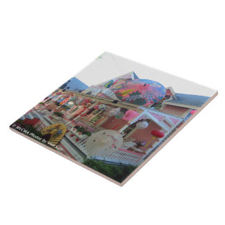 Grand Illumination in Pink - Martha's Vineyard Ceramic Tile