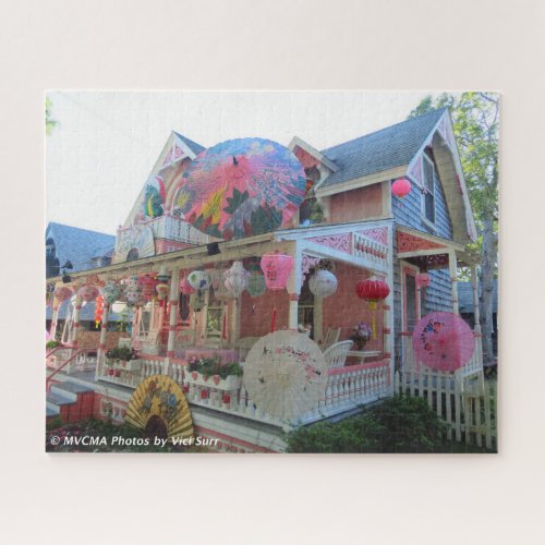 Grand Illumination in Pink _ Marthas Vineyard Jigsaw Puzzle