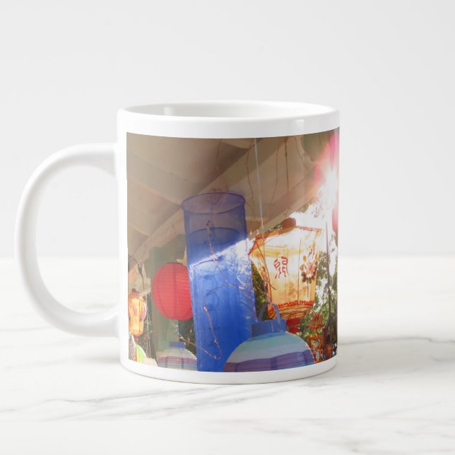 Grand Illumination Lanterns - Martha's Vineyard Giant Coffee Mug (Left)