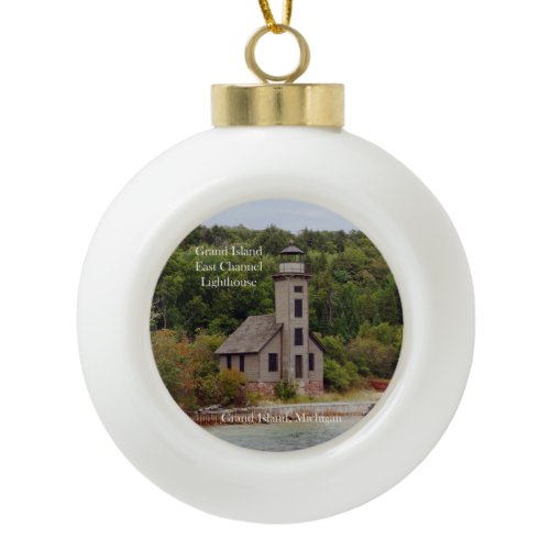 Grand Island East Channel Lighthouse ornament