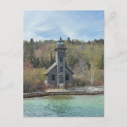 Grand Island East Channel Lighthouse Postcard