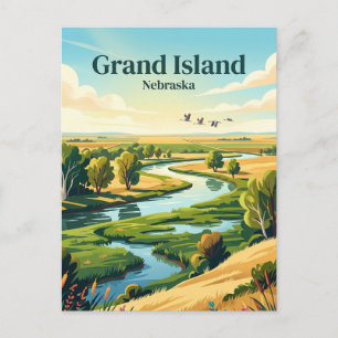 Grand Island, Nebraska Postcard