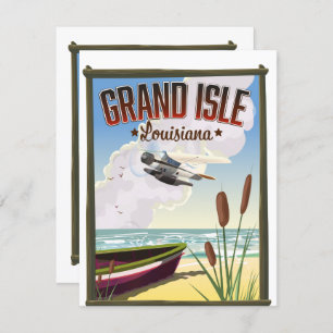 Grand Isle, Louisiana Travel poster