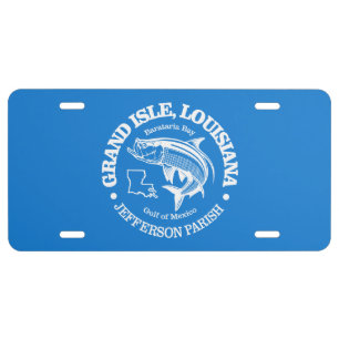 Grand Isle (tarpon) License Plate