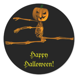 Grand Jeté Ballet Position Classic Round Sticker