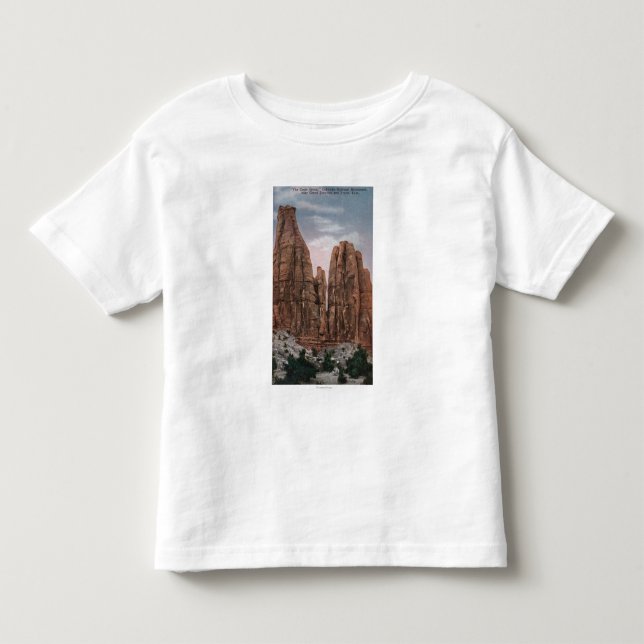 Grand Junction, CO - View of CO National Monument Toddler T-shirt (Front)