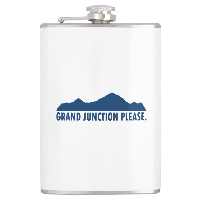 Grand Junction Colorado Please Flask (Front)