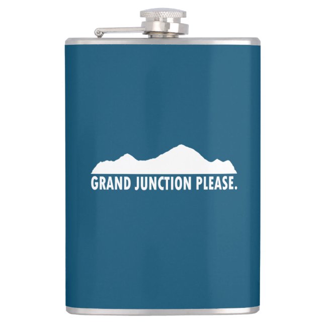 Grand Junction Colorado Please Flask (Front)