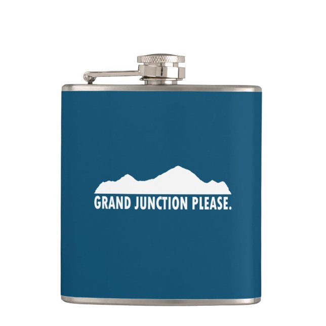 Grand Junction Colorado Please Flask (Front)