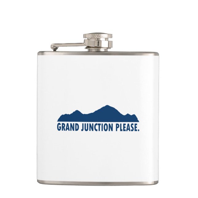 Grand Junction Colorado Please Flask (Front)