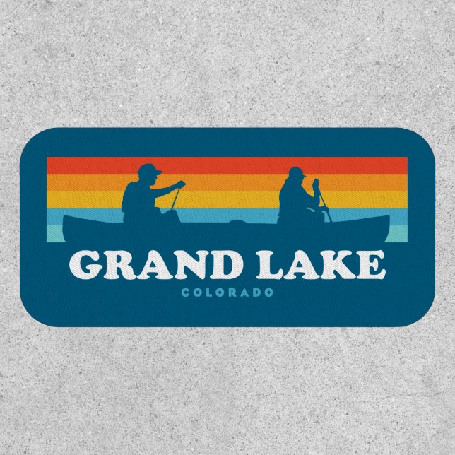 Grand Lake Colorado Canoe Patch (Front)