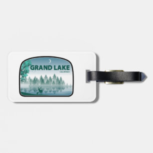 Grand Lake Colorado Deer Luggage Tag