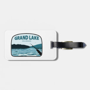 Grand Lake Colorado Fishing Rod Luggage Tag