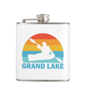 Grand Lake Colorado Kayak Flask