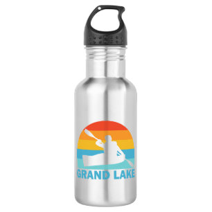 Grand Lake Colorado Kayak Stainless Steel Water Bottle