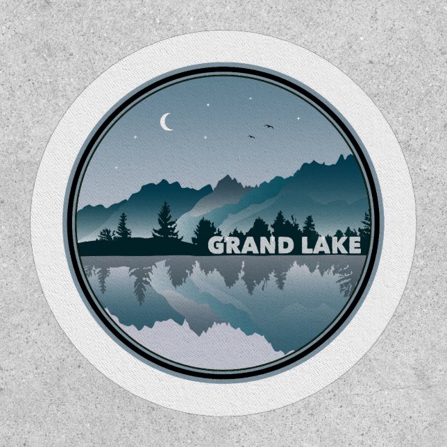 Grand Lake Colorado Reflection Patch (Front)