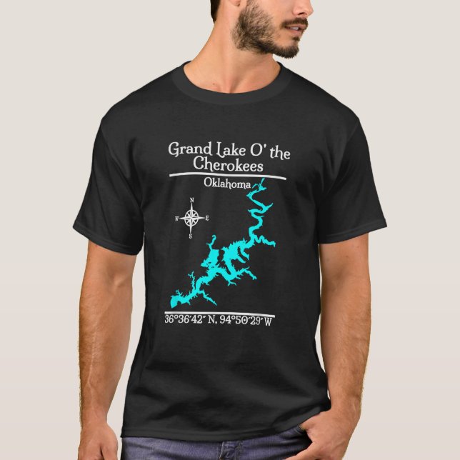 Grand Lake of the Cherokees Oklahoma T-Shirt (Front)