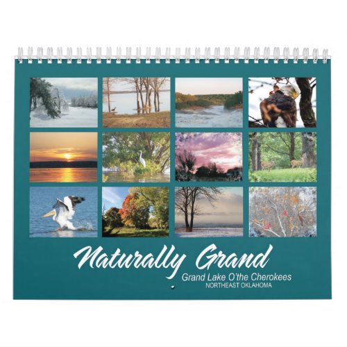 Grand Lake OK nature Calendar