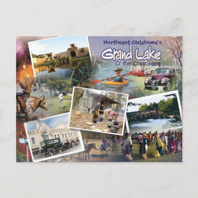 Grand Lake OK  post card  16v1 (Front)
