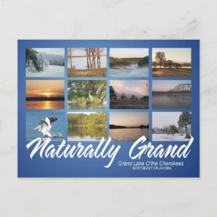 Grand Lake Oklahoma naturally 16rev post card