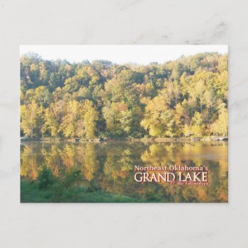 Grand Lake Oklahoma Post Card Fall Color by signlady29 at Zazzle