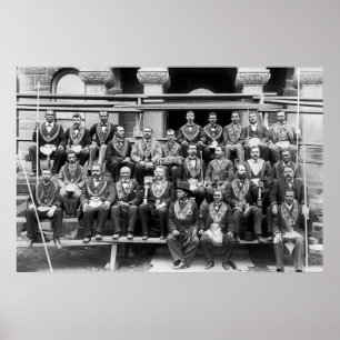 Grand Lodge of Masons: 1897 Poster