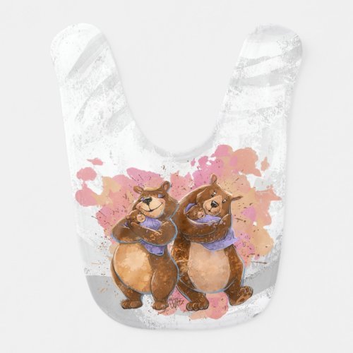 Grand Mama and Papa Bear  Baby Bib