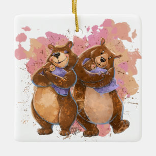 Grand Mama and Papa Bear Ornament