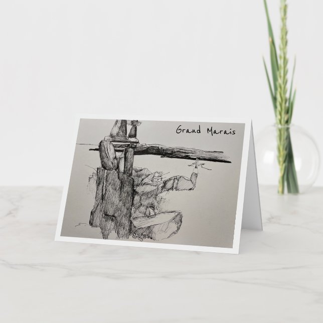 Grand Marais Greeting card (Front)