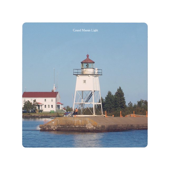 Grand Marais Light metal wall art (Front)