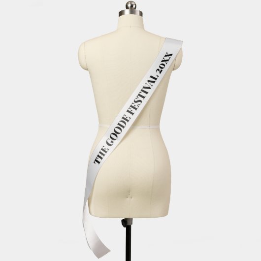 Grand Marshall Custom Parade Event Sash (Mannequin)