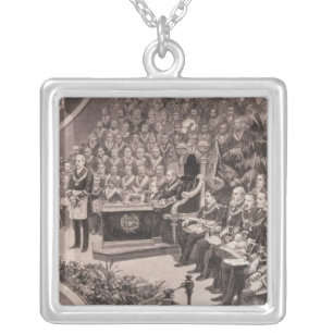 Grand Masonic Gathering in the Royal Albert Silver Plated Necklace