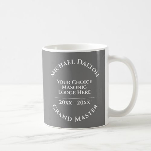 Grand Master Masonic Coffee Mug