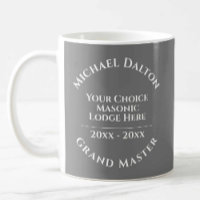 Grand Master Masonic Coffee Mug