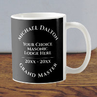 Grand Master Masonic Coffee Mug