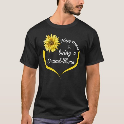 Grand Mere Happiness Is Being A Grand Mere T_Shirt