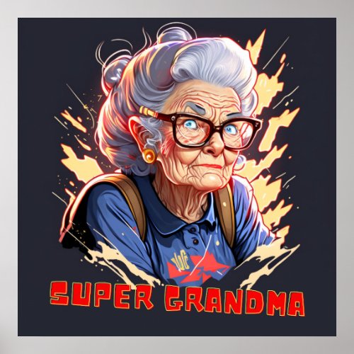 Grand_mre  Superwoman  SUPER GRANDMA poster