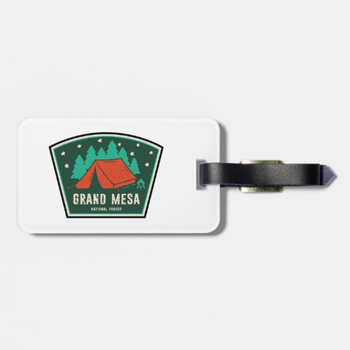 Grand Mesa National Forest Camping Luggage Tag