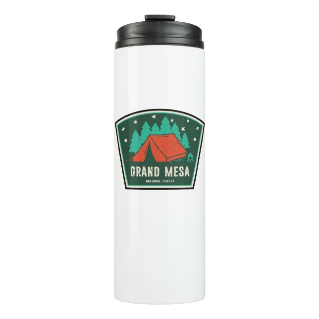 Grand Mesa National Forest Camping Thermal Tumbler (Front)