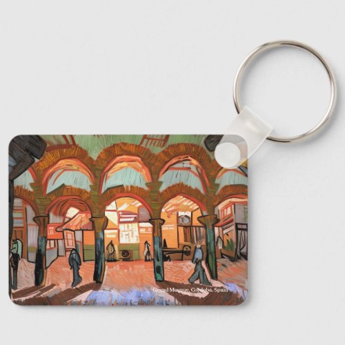Grand Mosque Cordoba Spain on a key ring