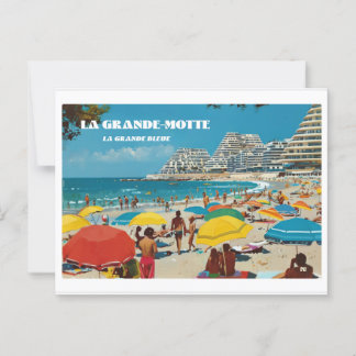 Grand-motte, postcard, QZE32F5-2 Postcard