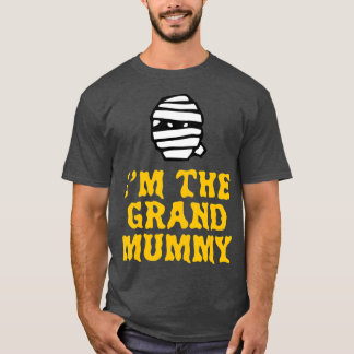 Grand Mummy Halloween Mommy Grandma Costume Lazy T-Shirt
