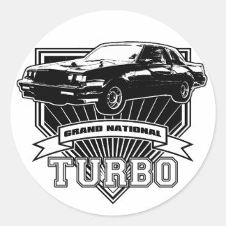 Grand National Classic Round Sticker