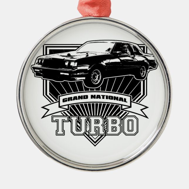 Grand National Metal Ornament (Front)