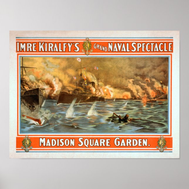 Grand Naval Spectacle Madison Square Garden Poster (Front)