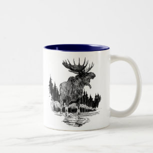 Grand Old Moose coffee mug