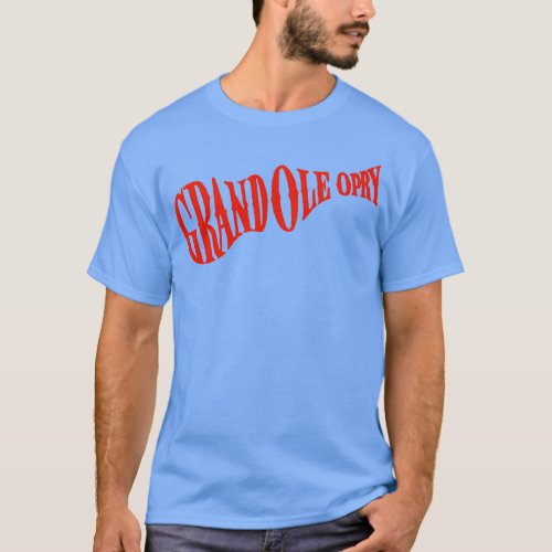 Grand Ole Opry Fiddle Shape T_Shirt